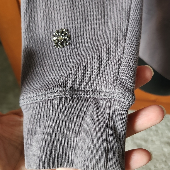 J. Crew Heather Gray Knit Top Vintage - Picture 4 of 9